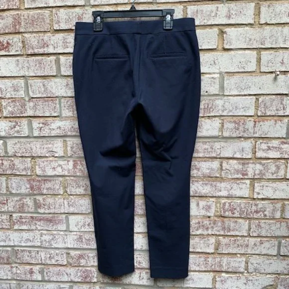 Ann Taylor navy blue ankle pants size 0P - Picture 6 of 9